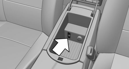 BMW X3. Connection for an external audio device