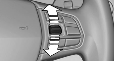 BMW X3. Activating a list and adjusting the setting