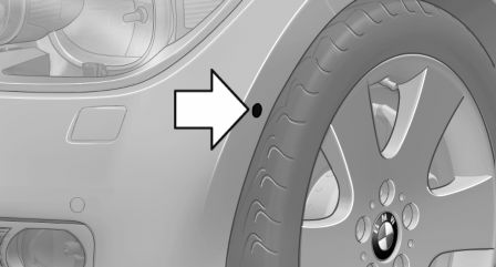 BMW X3. Ultrasound sensors