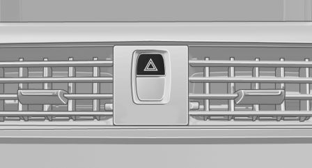 BMW X3. Hazard warning flashers