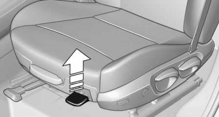 BMW X3. Seat tilt